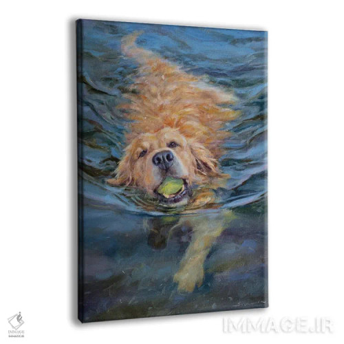 تابلو دکوراتیو باله ای در آب اثر جیمز سوآنسون - نمای پرسپکتیو محصول