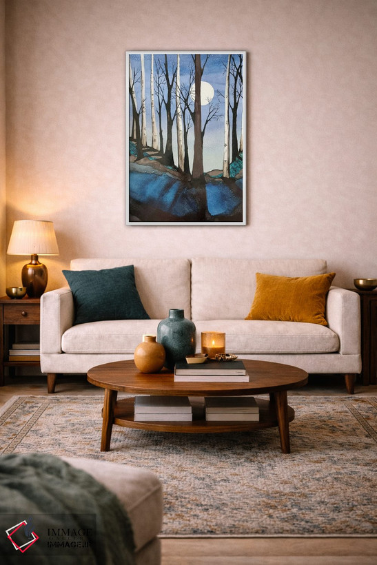 تابلو دکوراتیو غان در مهتاب اثر یان متیو - D1W