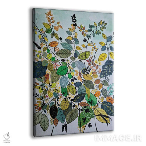 تابلو مدرن باغ گیاهان دارویی اثر یان متیو - نمای پرسپکتیو محصول