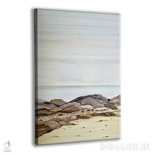 تابلو مدرن ساحل اثر یان متیو - نمای پرسپکتیو محصول