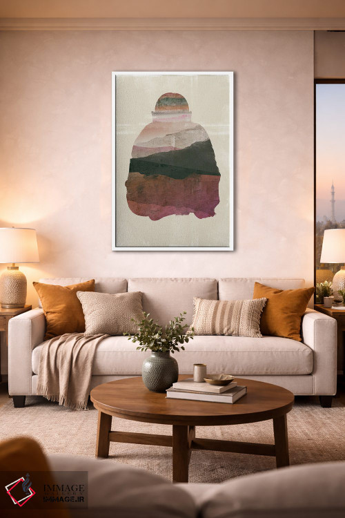 تابلو انتزاعی بودا اثر JMB دیزاین - D1W