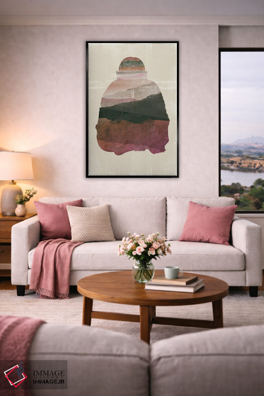 تابلو انتزاعی بودا اثر JMB دیزاین - D5B