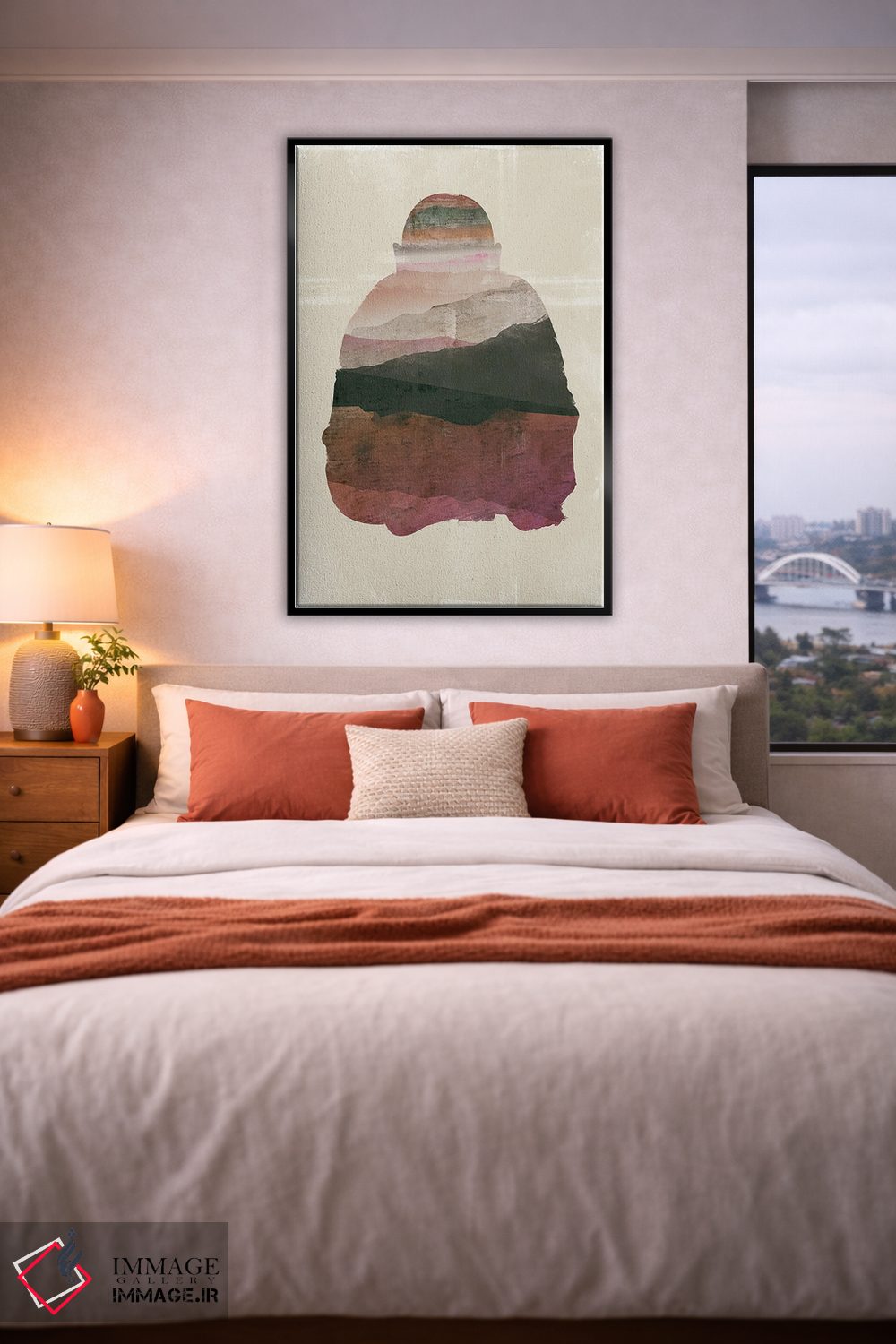 تابلو انتزاعی بودا اثر JMB دیزاین - D6B