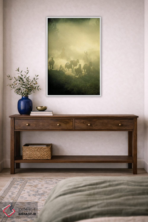 تابلو دکوراتیو تاخت وتاز اثر جیمیز - D2W