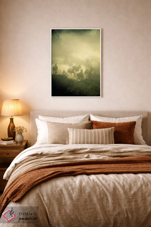 تابلو دکوراتیو تاخت وتاز اثر جیمیز - D5W