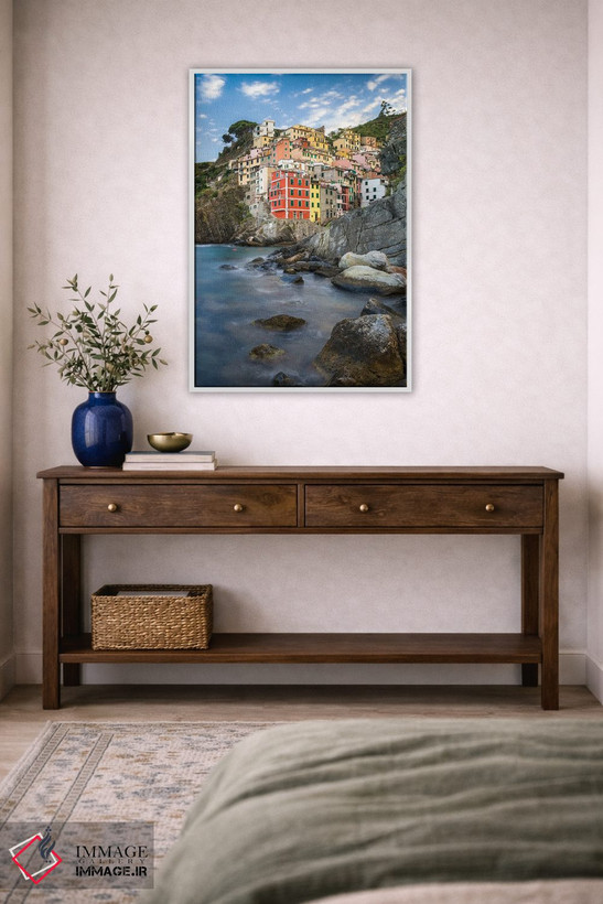 تابلو دکوراتیو Cinque Terre, Italy,شهر ریوماجوره، چینکو تره، ایتالیا اثر یان بکه - D2W