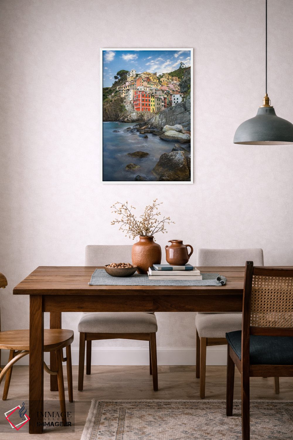 تابلو دکوراتیو Cinque Terre, Italy,شهر ریوماجوره، چینکو تره، ایتالیا اثر یان بکه - D6W