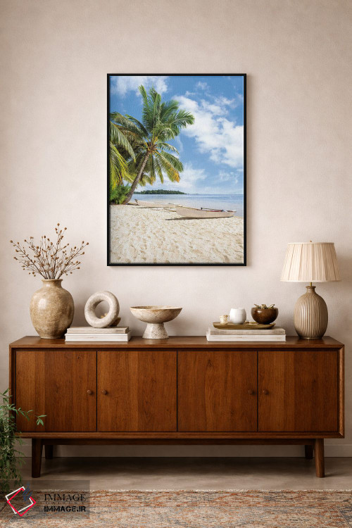 تابلو دکوراتیو بهشت استوایی در بورا بورا اثر یان بکه - D1B