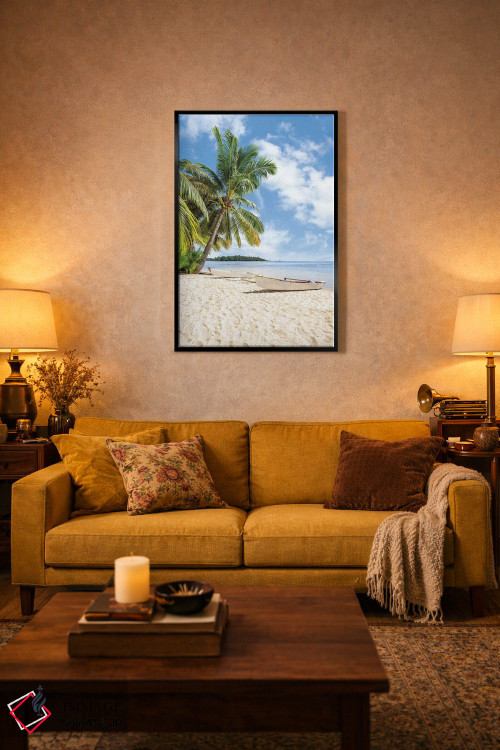 تابلو دکوراتیو بهشت استوایی در بورا بورا اثر یان بکه - D4B