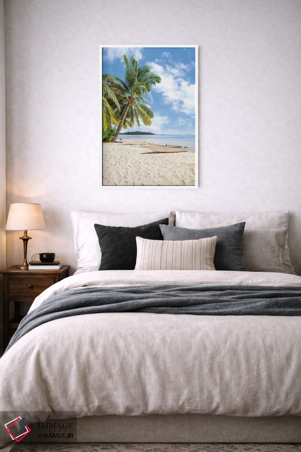 تابلو دکوراتیو بهشت استوایی در بورا بورا اثر یان بکه - D5W