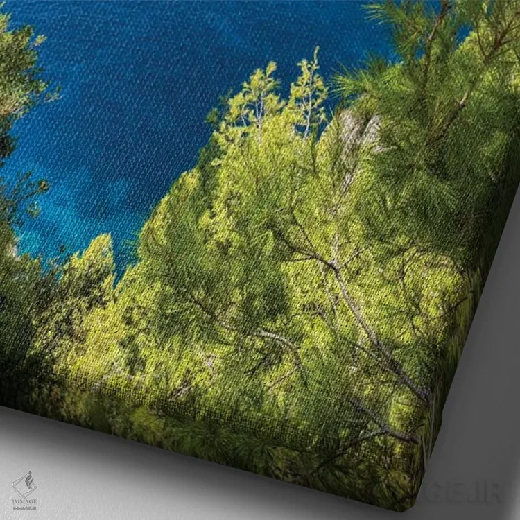 تابلو دکوراتیو Gulf Of Naples, Campania, Italy,تعطیلات تابستانی در جزیره کاپری… اثر یان بکه - نمای نزدیک بافت بوم