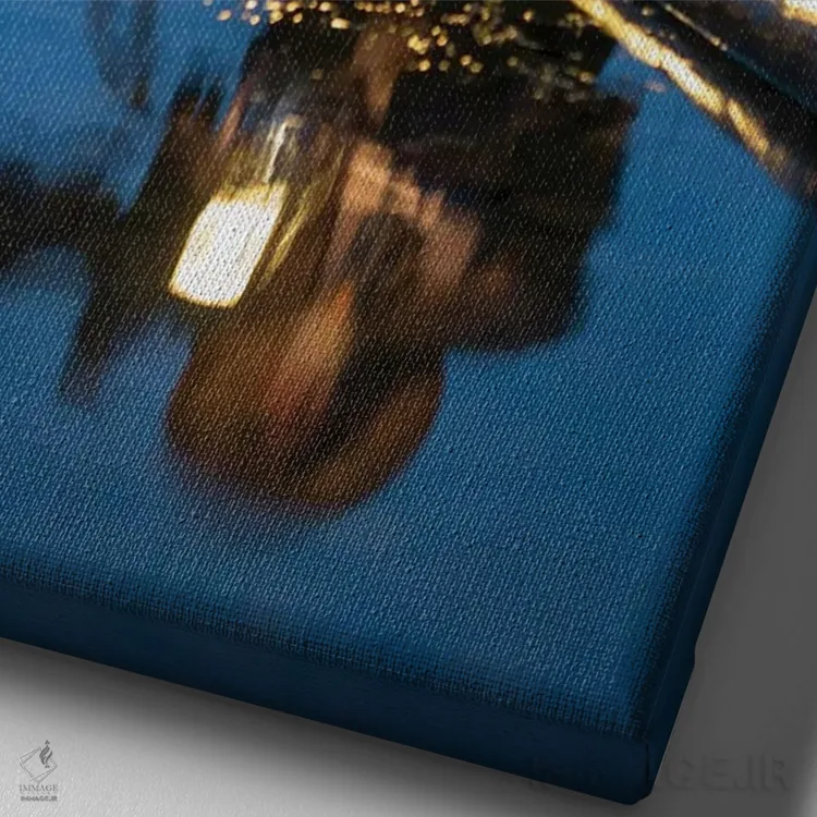 تابلو دکوراتیو Guilin,ماهیگیر کوموران چینی، گویلین اثر یان بکه - نمای نزدیک بافت بوم