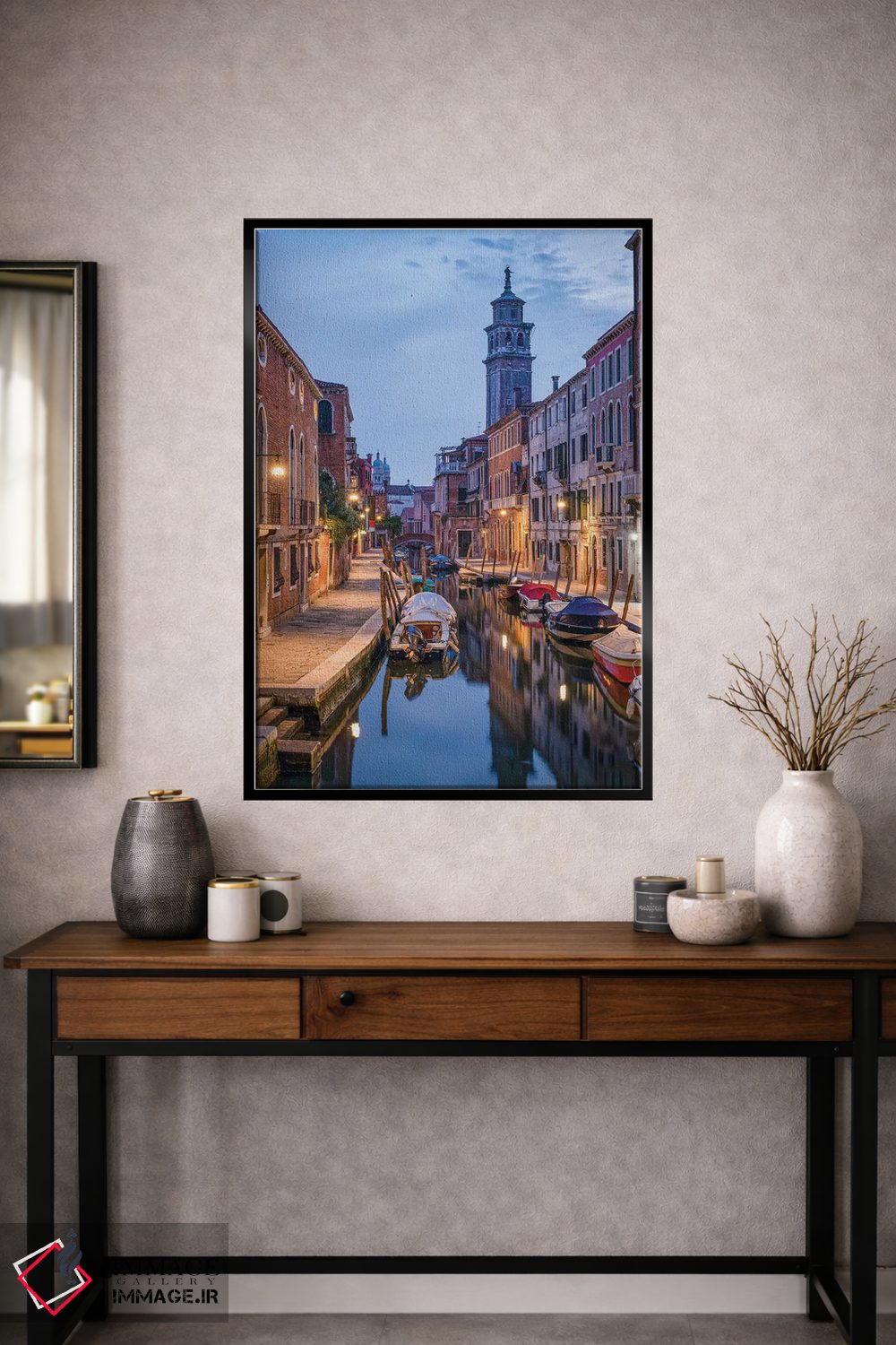 تابلو دکوراتیو Dorsoduro, Venice, Italy,رود سان برنابا، دورسودورو، ونیز، ایتال… اثر یان بکه - D2B