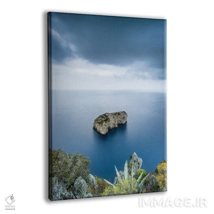 تابلو دکوراتیو Capri, Italy,صخره اسکوگلیو دل موناکونه، کاپری، ایتالیا اثر یان بکه - نمای پرسپکتیو محصول