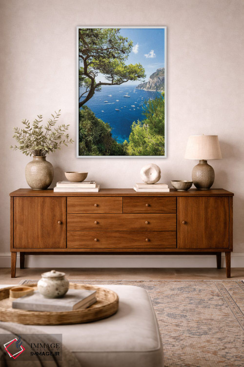 تابلو دکوراتیو Gulf Of Naples, Campania, Italy,تعطیلات تابستانی در جزیره کاپری… اثر یان بکه - D4W