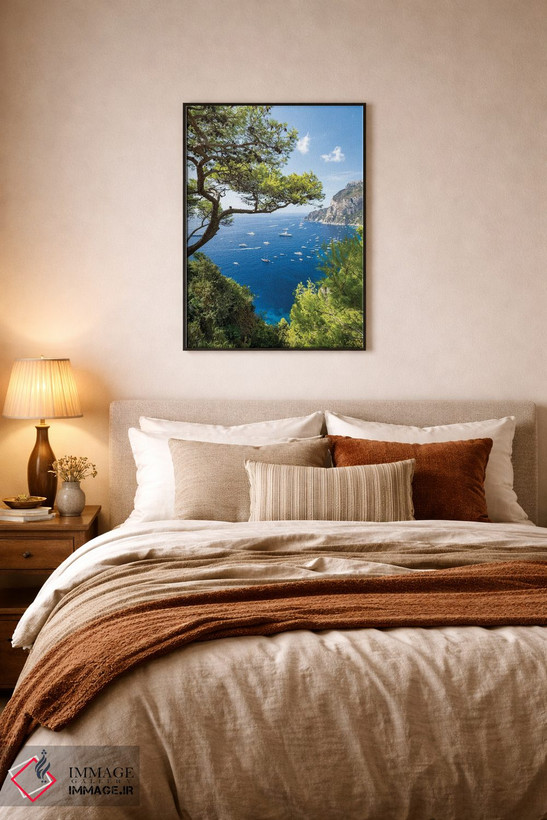 تابلو دکوراتیو Gulf Of Naples, Campania, Italy,تعطیلات تابستانی در جزیره کاپری… اثر یان بکه - D5B