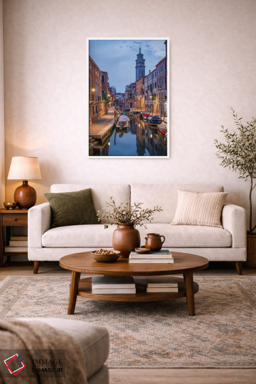 تابلو دکوراتیو Dorsoduro, Venice, Italy,رود سان برنابا، دورسودورو، ونیز، ایتال… اثر یان بکه - D4W