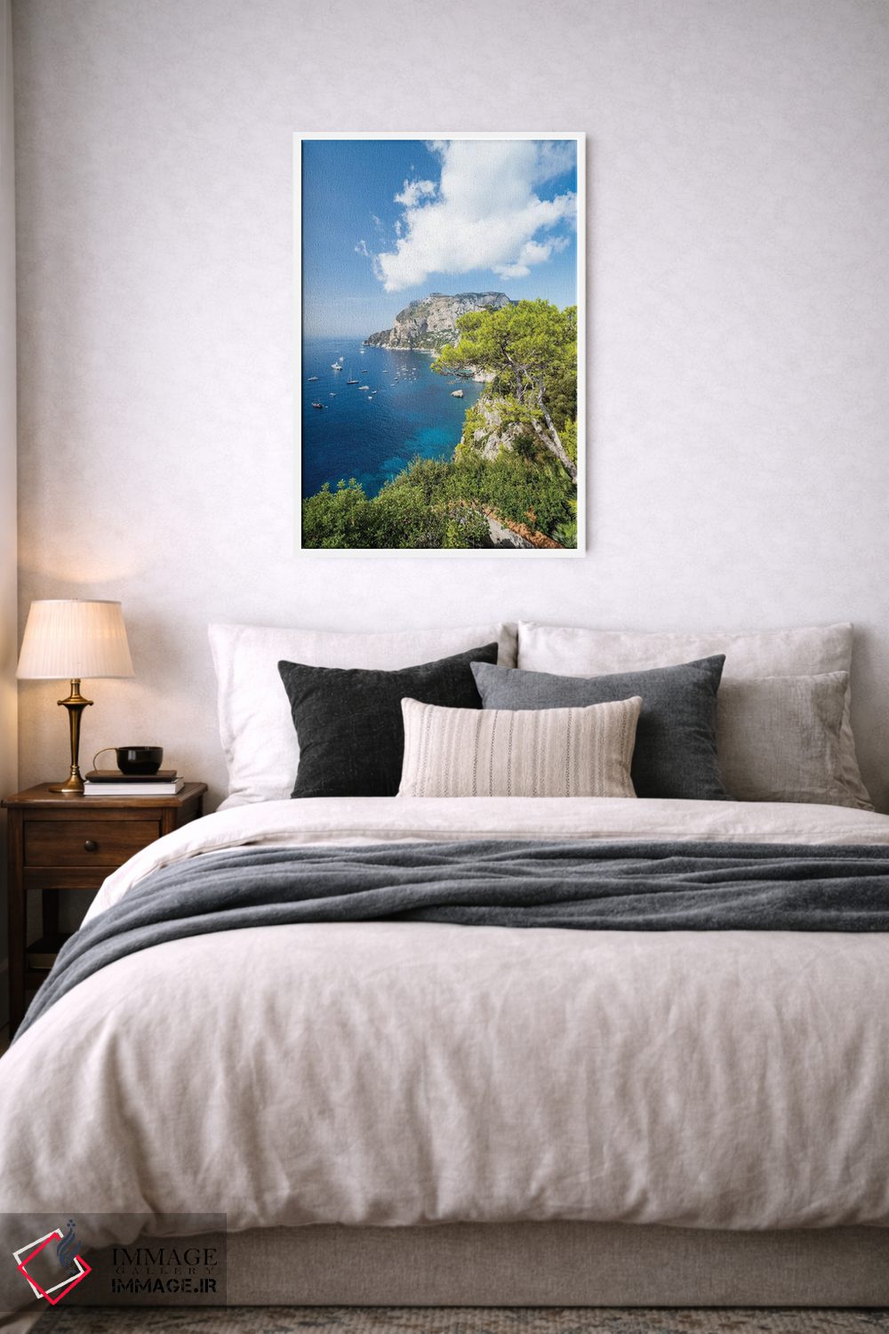 تابلو دکوراتیو Capri Island, Italy,بلودره تراگارا در تابستان، جزیره کاپری، ایت… اثر یان بکه - D4W