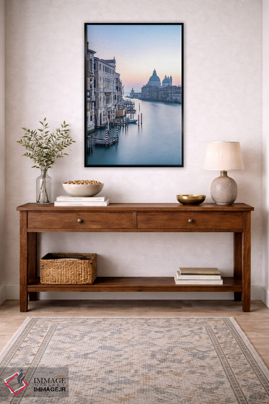 تابلو دکوراتیو Venice, Italy,کانال بزرگ ، ونیز، ایتالیا اثر یان بکه - D3B