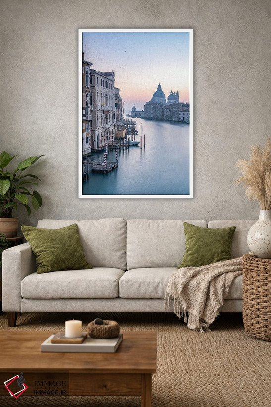 تابلو دکوراتیو Venice, Italy,کانال بزرگ ، ونیز، ایتالیا اثر یان بکه - D1W