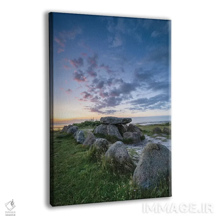 تابلو دکوراتیو Sylt, Schleswig-Holstein, Germany,آرامگاه سنگی تاریخی هارهوق در… اثر یان بکه - نمای پرسپکتیو محصول