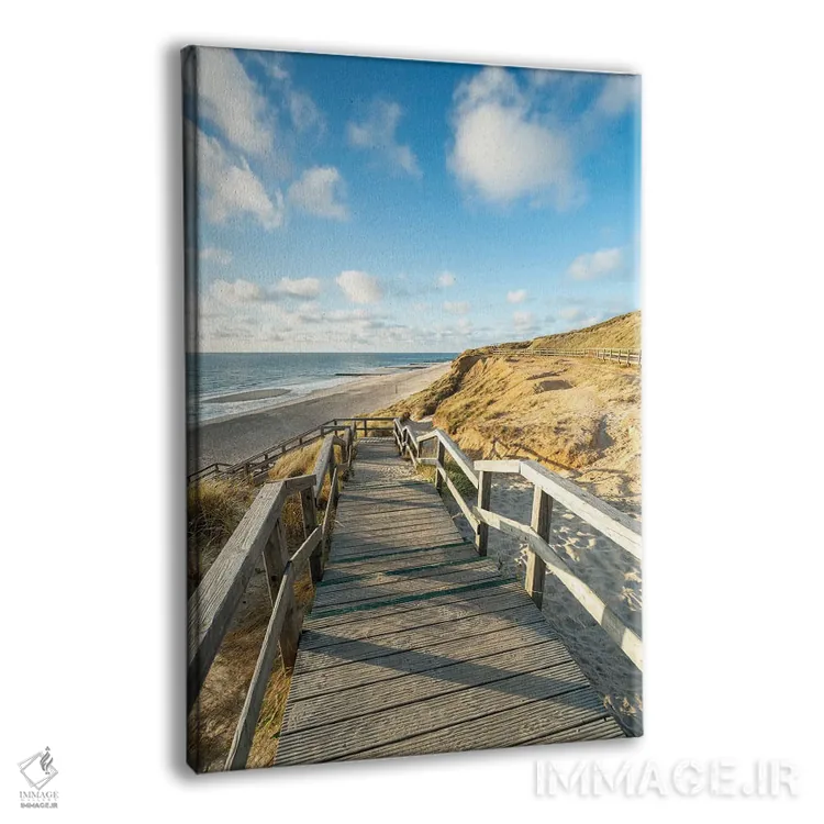 تابلو دکوراتیو North Sea Coast, Kampen, Sylt, Schleswig-Holstein, Germany,مسیر… اثر یان بکه - نمای پرسپکتیو محصول