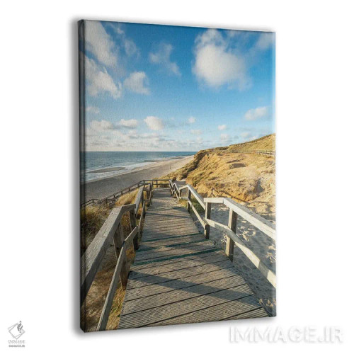 تابلو دکوراتیو North Sea Coast, Kampen, Sylt, Schleswig-Holstein, Germany,مسیر… اثر یان بکه - نمای پرسپکتیو محصول