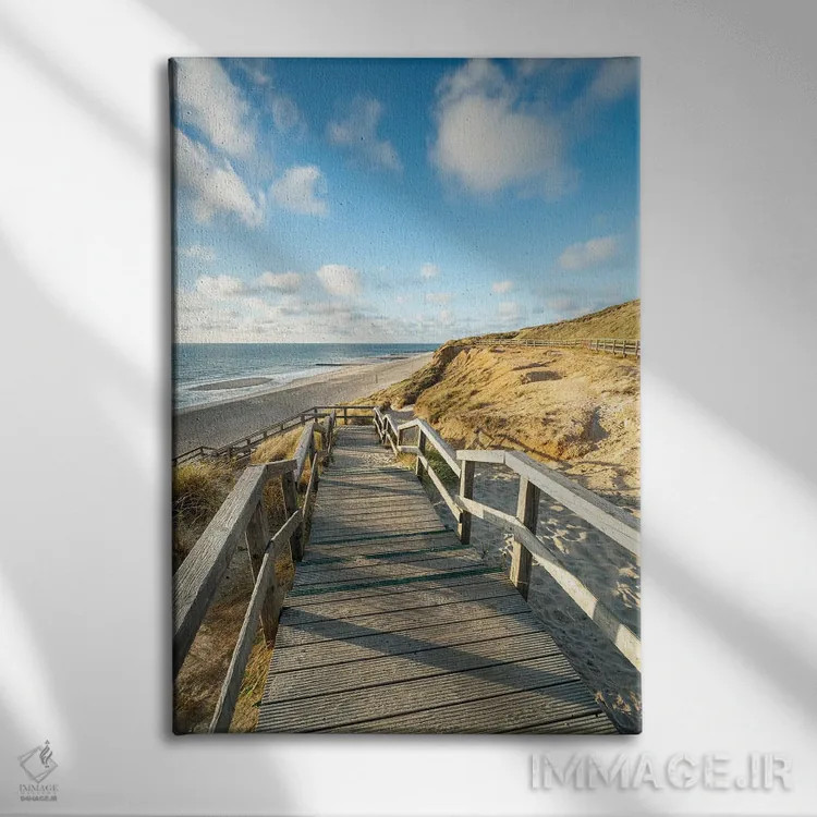 تابلو دکوراتیو North Sea Coast, Kampen, Sylt, Schleswig-Holstein, Germany,مسیر… اثر یان بکه - نمای روبهرو روی دیوار