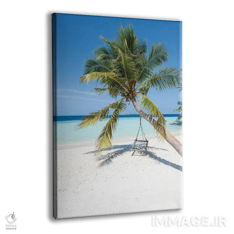 تابلو دکوراتیو Maldives,تعطیلات تابستانی در ساحل مالدیو اثر یان بکه - نمای پرسپکتیو محصول