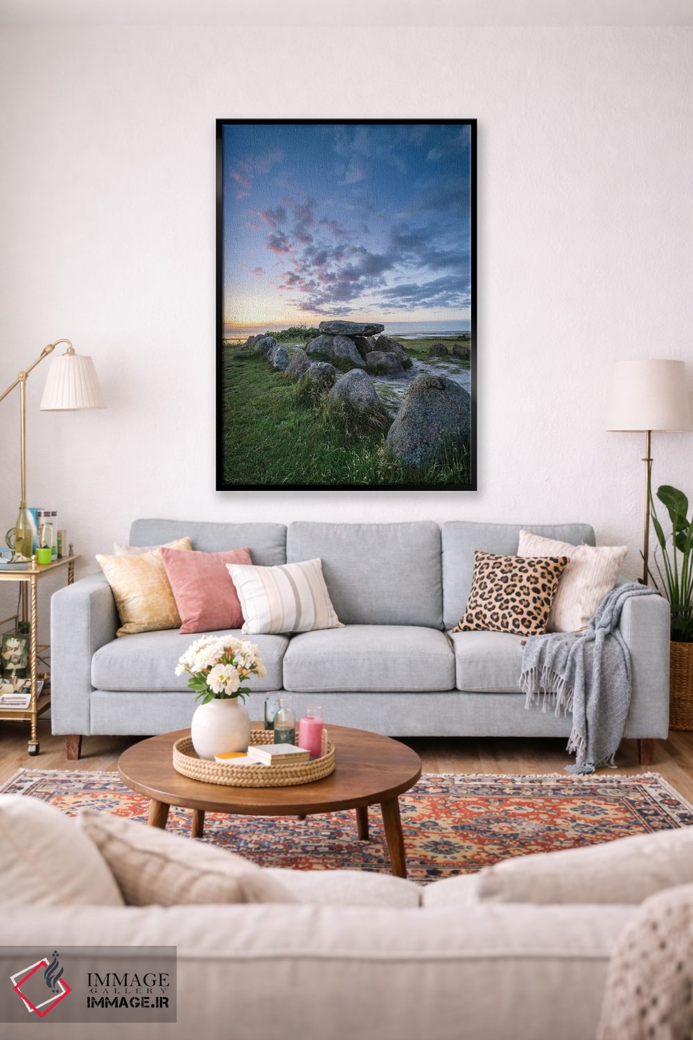 تابلو دکوراتیو Sylt, Schleswig-Holstein, Germany,آرامگاه سنگی تاریخی هارهوق در… اثر یان بکه - D1B