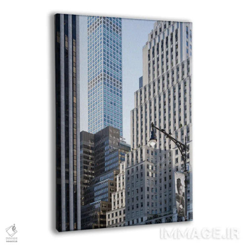 تابلو دکوراتیو New York City, USA,معماری مدرن آسمان خراش ها در میدن تاون منهتن… اثر یان بکه - نمای پرسپکتیو محصول