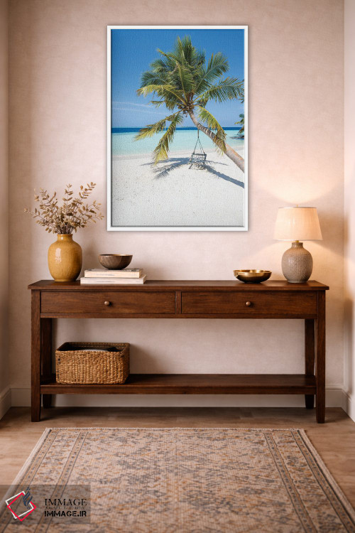 تابلو دکوراتیو Maldives,تعطیلات تابستانی در ساحل مالدیو اثر یان بکه - D2W