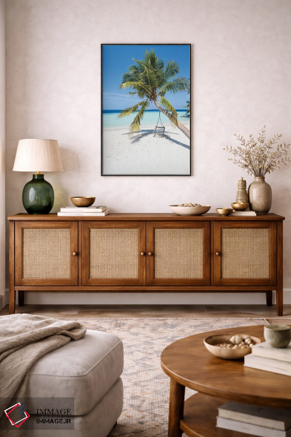 تابلو دکوراتیو Maldives,تعطیلات تابستانی در ساحل مالدیو اثر یان بکه - D3B