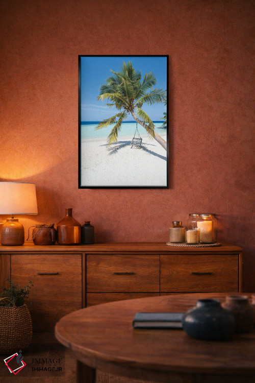 تابلو دکوراتیو Maldives,تعطیلات تابستانی در ساحل مالدیو اثر یان بکه - D5B