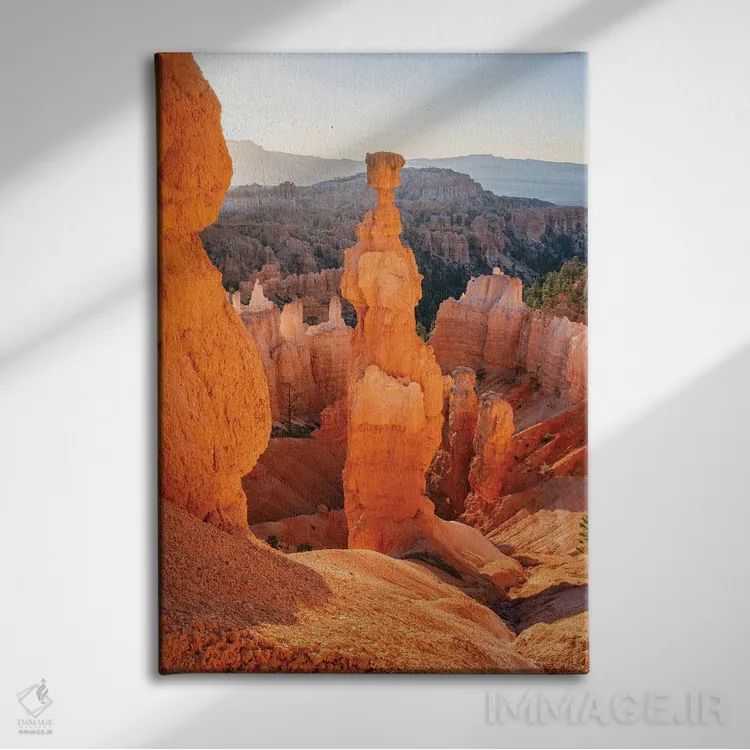 تابلو دکوراتیو Bryce Canyon National Park, Utah, USA,پتک ثور، پارک ملی برایس ک… اثر یان بکه - نمای روبهرو روی دیوار