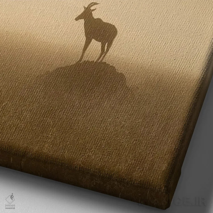 تابلو دکوراتیو Maasai Mara , Kenya,آهوی توپـی موقع طلوع، ماسایی مارا ، کنیا اثر یان بکه - نمای نزدیک بافت بوم