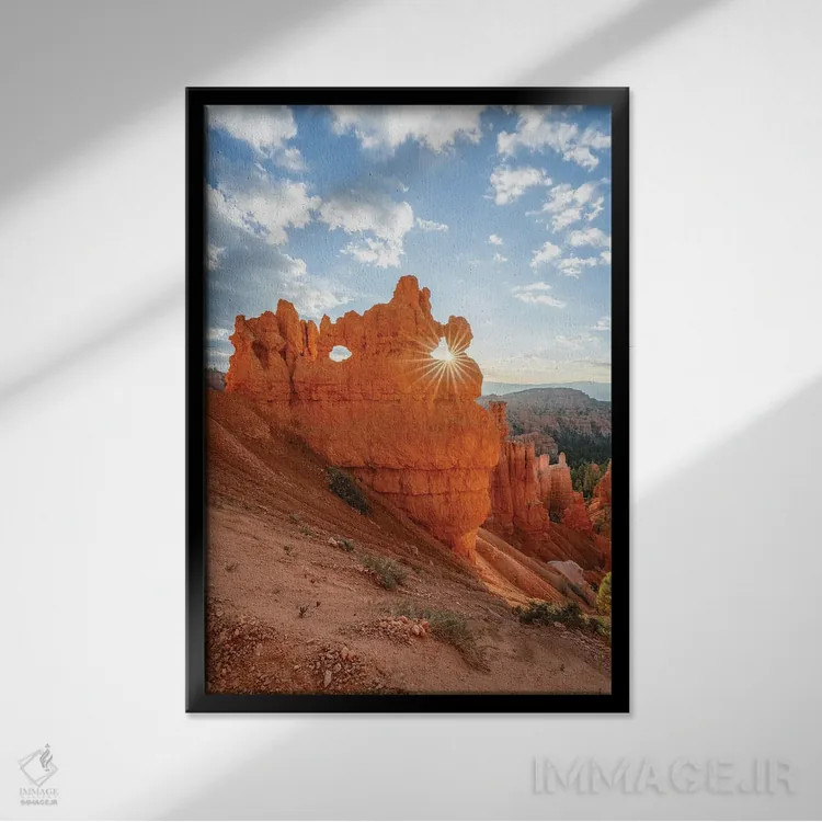 تابلو دکوراتیو Utah, USA,هوتوز در پارک ملی برایس کنیون، یوتا، آمریکا اثر یان بکه - نمای قابدار مشکی