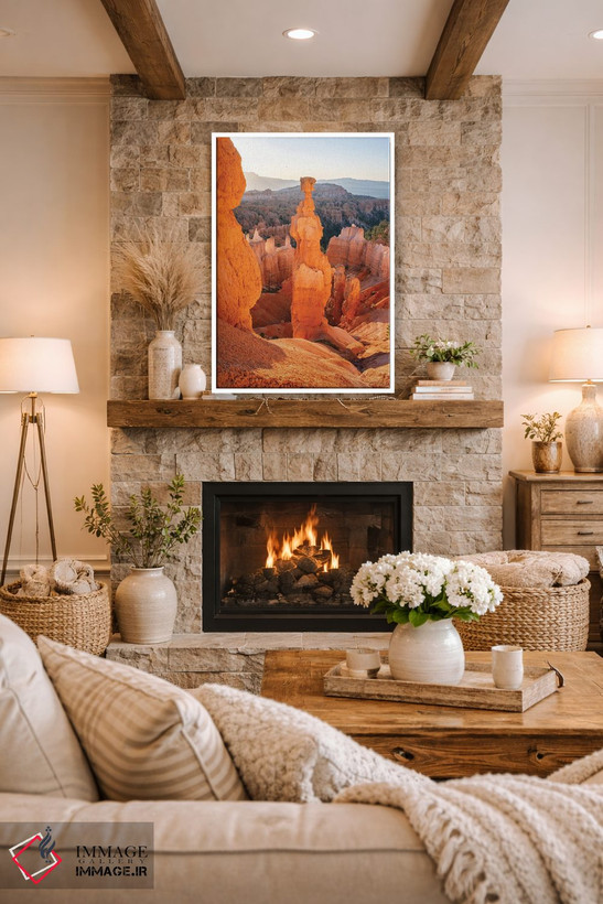 تابلو دکوراتیو Bryce Canyon National Park, Utah, USA,پتک ثور، پارک ملی برایس ک… اثر یان بکه - D1W