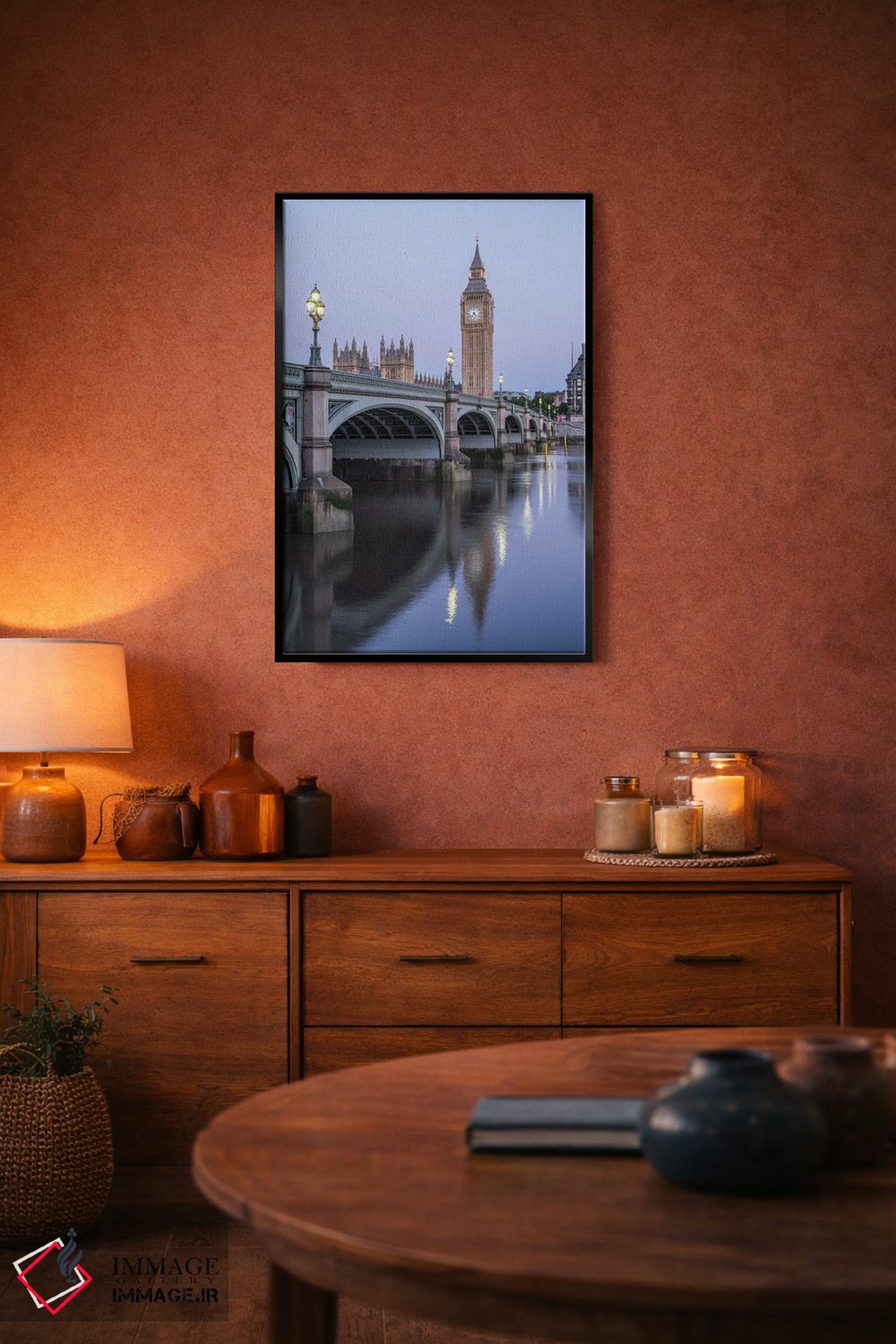تابلو دکوراتیو London, United Kingdom,پل وست مینستر و برج ساعت بیگ بن، لندن، ب… اثر یان بکه - D6B