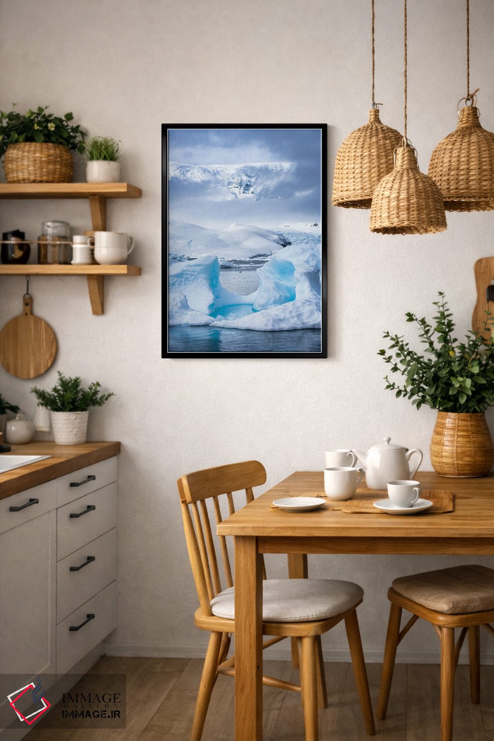 تابلو دکوراتیو Antarctic Peninsula, Southern Polar Ocean,آب های یخی جنوبگان، ش… اثر یان بکه - D6B