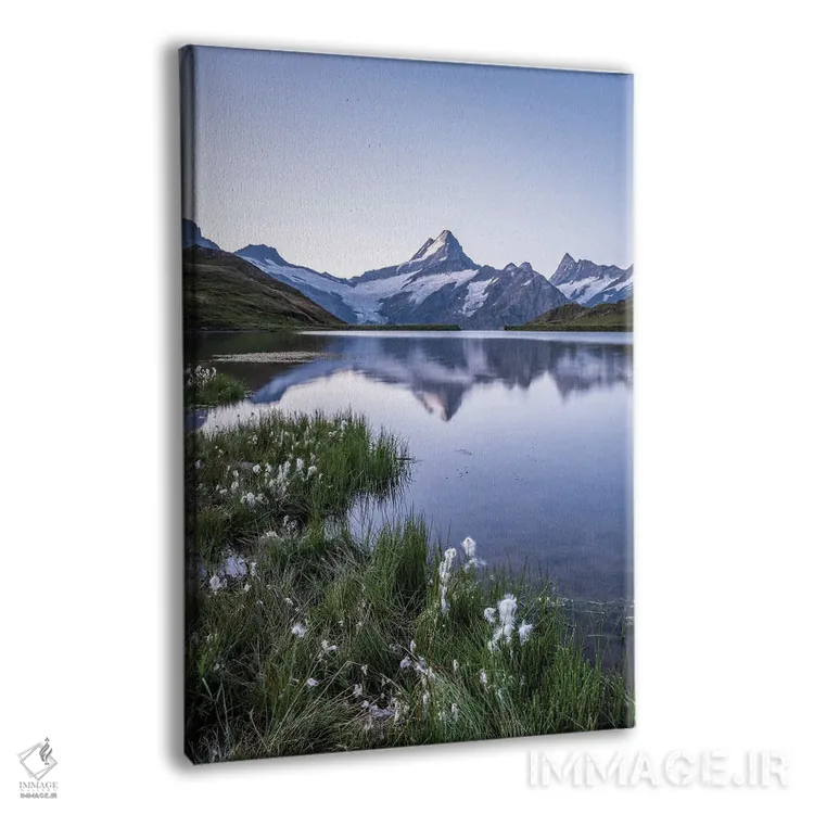 تابلو دکوراتیو Grindelwald, Swiss Alps, Switzerland,دریاچه باخالپزه در یک صبح… اثر یان بکه - نمای پرسپکتیو محصول