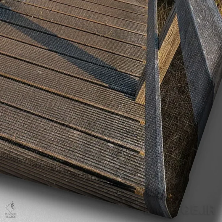 تابلو دکوراتیو Sylt, Schleswig-Holstein, Germany,پیاده رو چوبی در امتداد ساحل… اثر یان بکه - نمای نزدیک بافت بوم