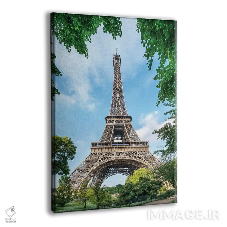 تابلو دکوراتیو Paris, France,برج ایفل در تابستان، پاریس، فرانسه اثر یان بکه - نمای پرسپکتیو محصول