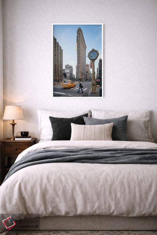 تابلو دکوراتیو New York City, USA,ساختمان فلت آیرون، شهر نیویورک، ایالات متحده… اثر یان بکه - D4W