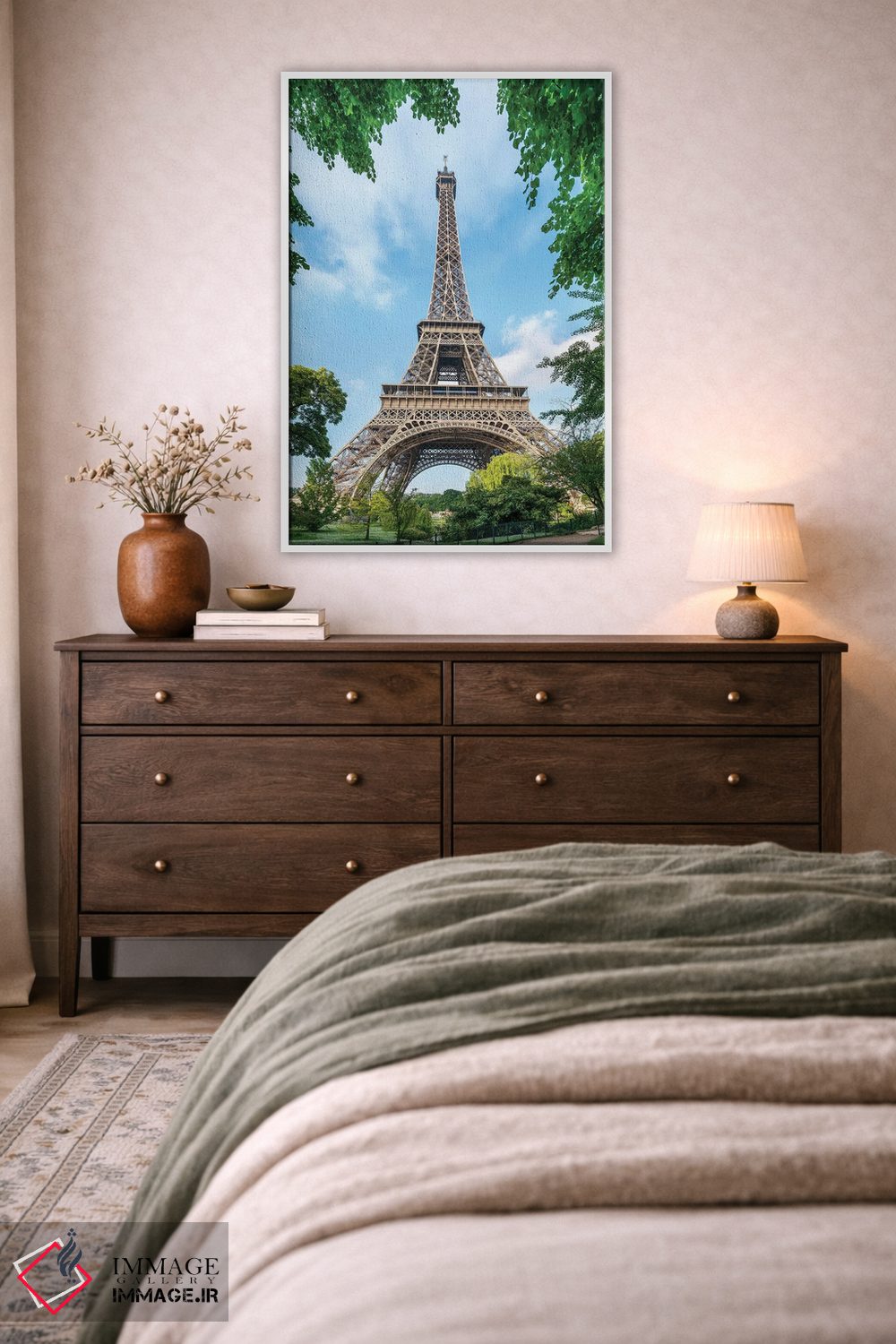 تابلو دکوراتیو Paris, France,برج ایفل در تابستان، پاریس، فرانسه اثر یان بکه - D2W