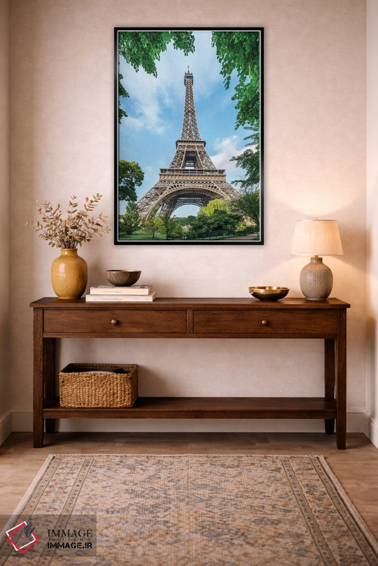 تابلو دکوراتیو Paris, France,برج ایفل در تابستان، پاریس، فرانسه اثر یان بکه - D4B