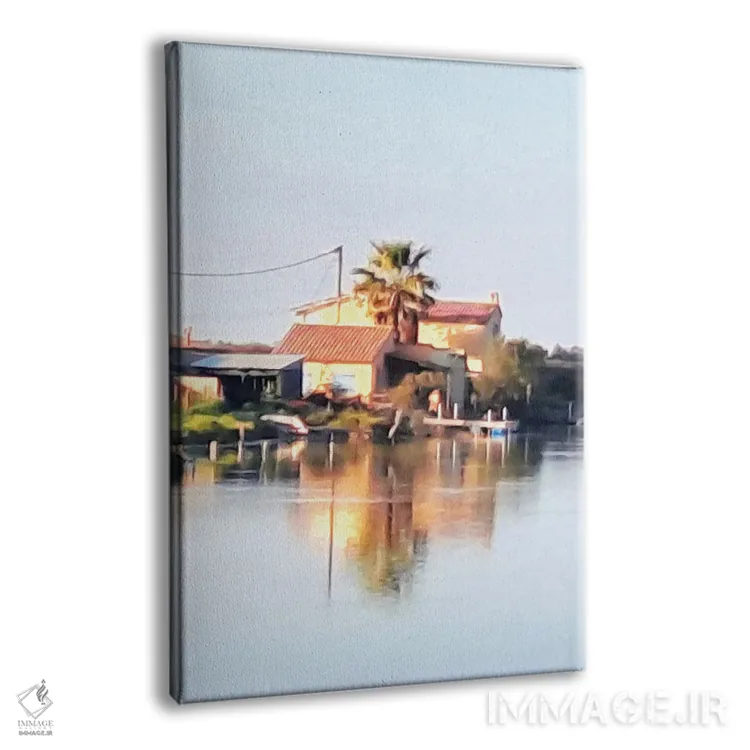 تابلو دکوراتیو خانه کنار دریا در فرانسه اثر ژان-نوئل لو ژونتر - نمای پرسپکتیو محصول