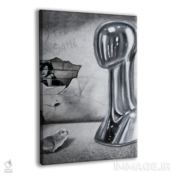 تابلو دکوراتیو همان اثر جونیر ناوارو - نمای پرسپکتیو محصول