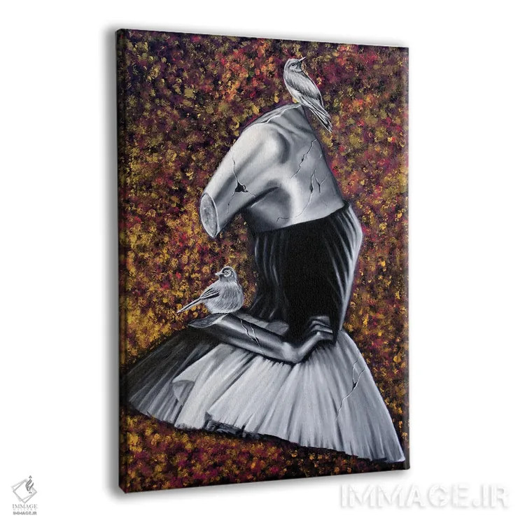 تابلو دکوراتیو رقاص باله اثر جونیر ناوارو - نمای پرسپکتیو محصول