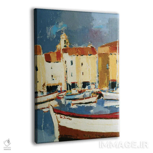 تابلو دکوراتیو سن-تروپه در پروانس اثر ژان-نوئل لو ژونتر - نمای پرسپکتیو محصول